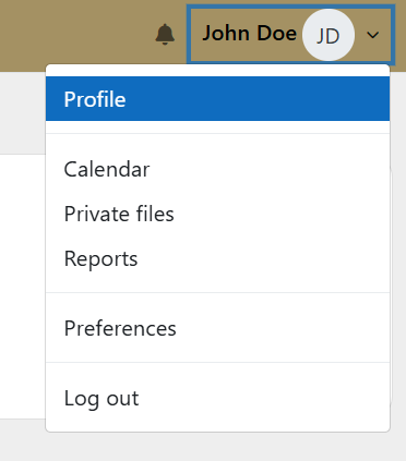 profile image link